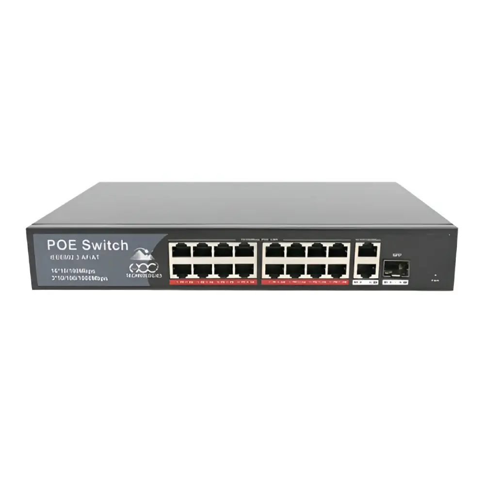 Securelink Poe Switch 16 Port (16 GE+ 2 GE + 1 SFP Port) view 2